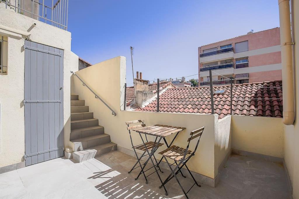 Endoume, Charmant T2 Au Calme, Terrasse, 13007 Marsilia Exterior foto